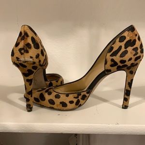 Jessica Simpson leopard heels.